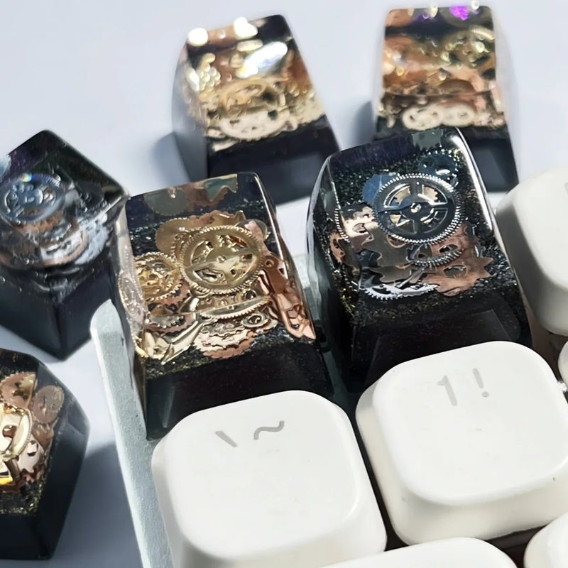 Bluejw 3D Resin Handmade Keycap: Personalized Cartoon/Metal Gear Gaming Keyboards - Mechanical Keyboard Switches DIY - Image 2